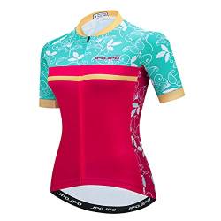 Hotlion Fahrradtrikot für Damen, Sommer-Fahrrad-Shirts, Rennrad, Jacken, kurzärmelig, MTB-Trikot, Cu0094, Small von Hotlion