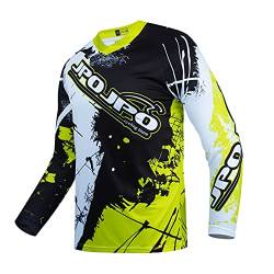 Hotlion Herren Motocross Jersey Dirt Bike Shirt Road Off Raod Radtrikot Langarm Racewear, Cu9011y, M von Hotlion