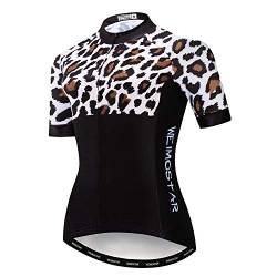 Hotlion Sommer Atmungsaktiv Radfahren Jersey Frauen Mountainbike Jersey Schnell Trocken Fahrrad Shirt Kurzarm Radfahren Kleidung, Cf2241, Mittel von Hotlion