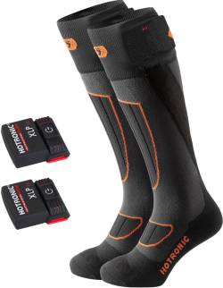 Hotronic Heat Socks Set XLP 1P Surround Comfort (35.0 - 38.0, anthrazit/orange) von Hotronic