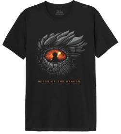 House Of the Dragon Herren Mehoftdts002 T-Shirt, Schwarz, M von House Of the Dragon