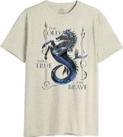 House Of the Dragon Herren Mehoftdts013 T-Shirt, Natur, L von House Of the Dragon