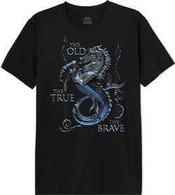 House Of the Dragon Herren Mehoftdts013 T-Shirt, Schwarz, XXL von House Of the Dragon