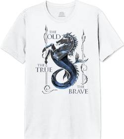 House Of the Dragon Herren Mehoftdts013 T-Shirt, weiß, L von House Of the Dragon