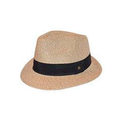 House of Ord Cape Town Harley Trilby | Damen & Herren Festivalhut Sommerhut Unisex Kopfumfang Einstellbar L/61cm - Natürlich von House of Ord Cape Town