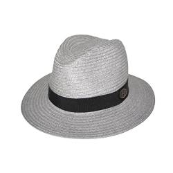 House of Ord Cape Town Phoenix Pana-Mate | Herren Sonnenhut Fedora Panama Stil UPF50+ UV Schutz Golfhut Unisex Hellgrau L/61cm von House of Ord Cape Town