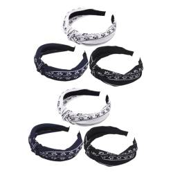 6 Stk Knoten Haarband Baby-halloween-haarspangen Frauen Haarreifen Haarreifen Haarschmuck Für Damen Kreuzen Damen Stirnbänder Breites Stirnband Fräulein Kopfbedeckung von Housoutil