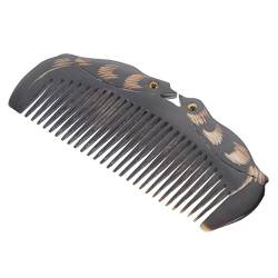 Housoutil 1Stk Horn Haarbürste Werkzeuge für Männer Kämme für Männer Kamm Friseurwerkzeug Friseurzubehör breiter Zahn Massagegerät handgefertigtes Geschenk Hörner reisen von Housoutil