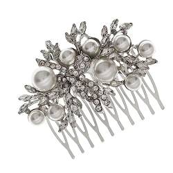 Housoutil 1Stk Kamm haarschmuck Haarspangen Kopfbedeckungen für Damen Haarkämme für Perle Tiara Haarnadel Hochzeitskopfschmuck Haare für Frauen Europäisch und amerikanisch Haare hoch Braut von Housoutil