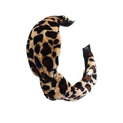 Housoutil 1stk Frauen Haarreifen Leoparden-haarreifen Frauen Stirnband Fusseliges Haar Europäisch Und Amerikanisch Damen Kopfbedeckung von Housoutil