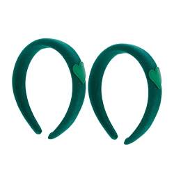 Housoutil 2st Liebe Stirnband Bandana-stirnbänder Bulk-stirnbänder Kopftücher Für Damen Stirnbänder Für Frauen Dusche Stirnband Haar-make-up-band Einfaches Haarband Yoga-haar-accessoires von Housoutil