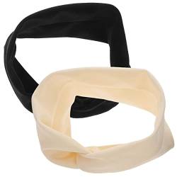 Housoutil 2st Stirnband Elastisches Haarband Turban-kopftücher Breite Stirnbänder Trainings-haarbänder Sportliches Haarband Schmink Haarband Geknotete Haarbänder Zubehör Fitness Laufen Stoff von Housoutil