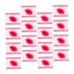 Housoutil 30 Stück 1 Satz Gelee-Gel-Lippenmaske lip mask lipmask Rosa Anti-Aging-Pflaster Anti-Falten-Lippenpflaster Lippenbehandlungspflaster Schutz Lippenaufkleber Patch von Housoutil