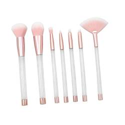 Housoutil 7St Make-up Pinsel Rouge-Pinsel-Kit Pulver Schminkpinsel für werkzeug Augenbrauenpinsel Make-up-Pinsel für Frauen Puderpinsel Blitz einstellen Griff aus Kristall malen Damen Passen von Housoutil