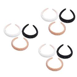Housoutil 9 Stk Perlen-Strass-Stirnband hochzeitsdeko Mädchen Kopfbedeckung Liner schmücken Fräulein Juwel Strasssteine von Housoutil
