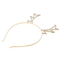 Housoutil Weihnachtsgeschenke Kopfschmuck Kopfbedeckung Stirnband Strasssteine Kleidung Fräulein Süße Stirnbänder von Housoutil