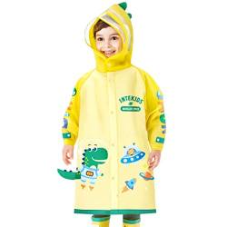 Kinder Regenmäntel Mädchen Jungen Regenponcho wasserdichte Regenjacken Kleinkind Regen Anzug Niedlich 3D Cartoon Regenkleidung 2-12 Jahre von Hovkib