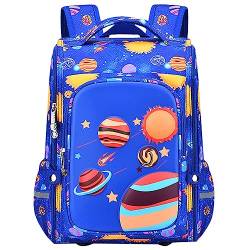 Kinderrucksack Jungen Mädchen Tagesrucksack Schultasche Grundschultaschen Teenager Rucksäcke Schulrucksack Wasserdicht Büchertasche Daypack Reise Casual Satchel für 6-8 Jahre von Hovkib