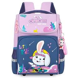 Kinderrucksäcke - Mädchen Jungen Grundschule Klasse 1-3 Schulrucksack Leichtgewicht Schultasche Kindergarten Büchertasche Kinderzimmer Rucksäcke Vorschule Schulranzen 3-8 Jahre von Hovkib