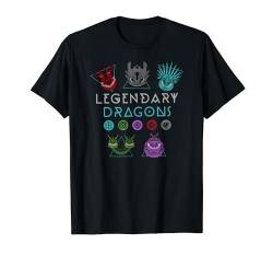 Drachenzähmen Leicht Gemacht 3 legendäre Drachen Hemd T-Shirt von How To Train Your Dragon