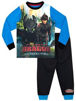 How To Train Your Dragon Jungen Schlafanzug Schwarz 104 von How To Train Your Dragon