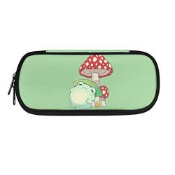 Howilath Federmäppchen für Kinder, Kawaii-Federmäppchen, für Jungen und Mädchen, Schreibwaren-Organizer, Stiftebox, Cartoon Frosch, 8.8"L x 1.7"W x 4.1"H, Schulranzen von Howilath