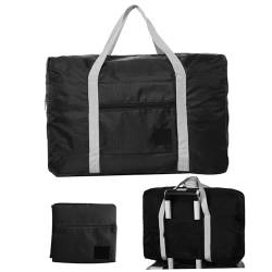 Übernachtungstasche, Reise -Reisetasche Faltbare Wochenend -Handgepäck für Reisen über Nacht Tasche mit Trolly -Ärmel tragen Gepäckgeschenke für Frauen Männer von Hperu