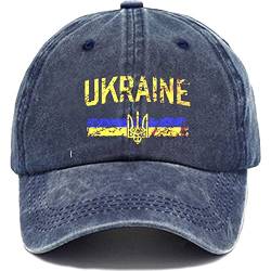 Ukraine Hut Ukrainische Baseballkappe Vintage Distressed Hats Twill Taill Plain Cowboy Hüte Vater Hut Für Männer Frauen von Hrippy