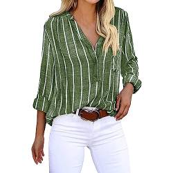 Hsternexy Musselin Bluse Damen, Leinenbluse Damen Oversized Elegant Langarm Leinenhemd Blusen Sommer Musselin Business Bluse Hemdbluse Shirt Schwarz Weiß Lässig Longbluse Damenblusen von Hsternexy