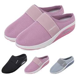 Hsternexy Orthopädische Schuhe Damen Air Cushion Slip-On Diabetiker Orthopedic Wanderschuhe Sandals Freizeit Mesh Atmungsaktiv Hausschuhe Sneaker Leicht Mit Luftkissen Turnschuhe Sportschuhe Damen von Hsternexy