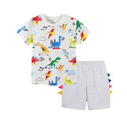 Hstyle Jungen Schlafanzug Pyjama Zweiteilig Sommer Schlafanzug 92 98 104 110 116 122 von Hstyle
