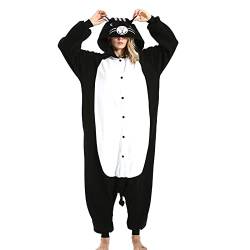 Onesie Jumpsuit Tier Ganzkörper Karneval kostüm Fasching Cosplay Persönlichkeiten Tierkostüm Herren Damen Erwachsene Onesies von Hstyle