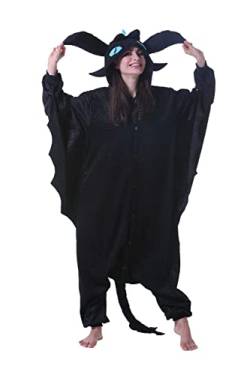 Onesie Jumpsuit Tier Ganzkörper Karneval kostüm Fasching Cosplay Persönlichkeiten Tierkostüm Herren Damen Erwachsene Onesies von Hstyle