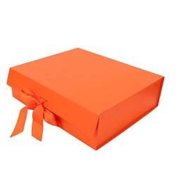 Große Geschenkbox Geschenkbox Pure Color Elegant (Orange) von Huairdum