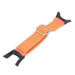 Huairdum Gewebtes Nylon-Uhrenarmband, Elastische Verstärkungsschnalle mit Schnellverschluss, Waschbares Uhrenarmband für AMBIT 3 Run (ORANGE) von Huairdum