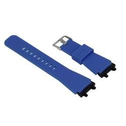 Huairdum Silikon-Uhrenarmband, Weich, Hautfreundlich, Hohe Elastizität, Verstellbar, Langlebig, Smartwatch-Ersatzarmband für Active Edge (Dunkelblau) von Huairdum