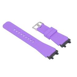 Huairdum Silikon-Uhrenarmband, Weich, Hautfreundlich, Hohe Elastizität, Verstellbar, Langlebig, Smartwatch-Ersatzarmband für Active Edge (PURPLE) von Huairdum