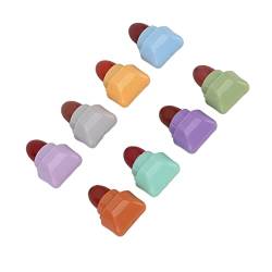 Mini-Candy-Lippenstift-Set, Feuchtigkeitsspendender Kapsel-Lippenstift, Langlebig, 8 Stück, für Kosmetika von Huairdum