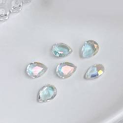 10 Stück Luxus Nagelstecker Nagel Strasssteine Luxus Nagelkunst Strasssteine Kristalljuwelen Steine Nagelverzierungen von Huaqgu