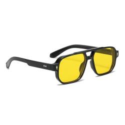 Huaqgu Sonnenbrillen Für Strandausflüge Modische Sonnenbrillen Für Erwachsene Camping Karneval Nachtclub Reisen Sonnenbrillen Mit Rechteckigem Rahmen Sonnenbrillen Für Erwachsene Sonnenbrillen von Huaqgu