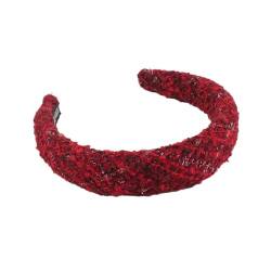 Weihnachten Geflochtene Stirnbänder Für Frauen Rutschfeste Stirnbänder Lässiges Häkel Stirnband Für Mädchen Waschendes Gesicht Sport Haarband Mit Breiter Krempe von Huaqgu