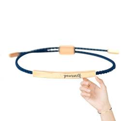 Huaxingda Verstellbares Armband Motivation, inspirierende Armbänder für Frauen,Freundschaft Positive Braid Schmuckzubehör - Verstellbare Größe für Männer, Frauen, und Mädchen von Huaxingda