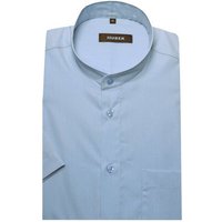Huber Hemden Kurzarmhemd HU-0125 Stehkragen, Kurzarm, Regular Fit - gerader Schnitt, Made in EU! von Huber Hemden