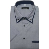 Huber Hemden Kurzarmhemd HU-0195 Button-down-Kragen, Kurzarm, Regular Fit - gerader Schnitt, Made in EU von Huber Hemden