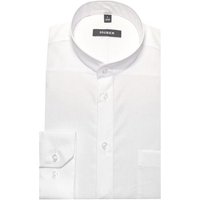 Huber Hemden Langarmhemd HU-0008 Stehkragen, Knopfleiste, Regular Fit - gerader Schnitt, Made in EU von Huber Hemden