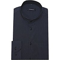 Huber Hemden Langarmhemd HU-0038 Stehkragen, Streifendesign, bügelleicht, Regular Fit, Made in EU von Huber Hemden