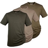 Hubertus® Hunting T-Shirt T-Shirts im 3er-Pack schilf/oliv/beige Jagdshirts robust Oefele Jagd von Hubertus Hunting