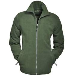 Hubertus Ben Fleecejacke Herren bis 10XL, olive, 5XL von Hubertus