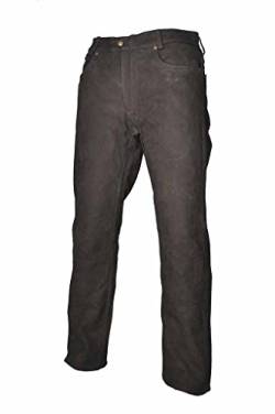 Hubertus Lederhose 5 Pocket braun 31 von Hubertus