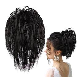 Haarverlängerungs-Klauenclip echthaar perücke Pferdeschwanzhalter zur Verlängerung der Haare Fake-Dutt-Haarteil-Clips, lockige Dutt-Griff-Clips,Frisuren-Accessoires für Frauen, Einkaufen von Hudhowks